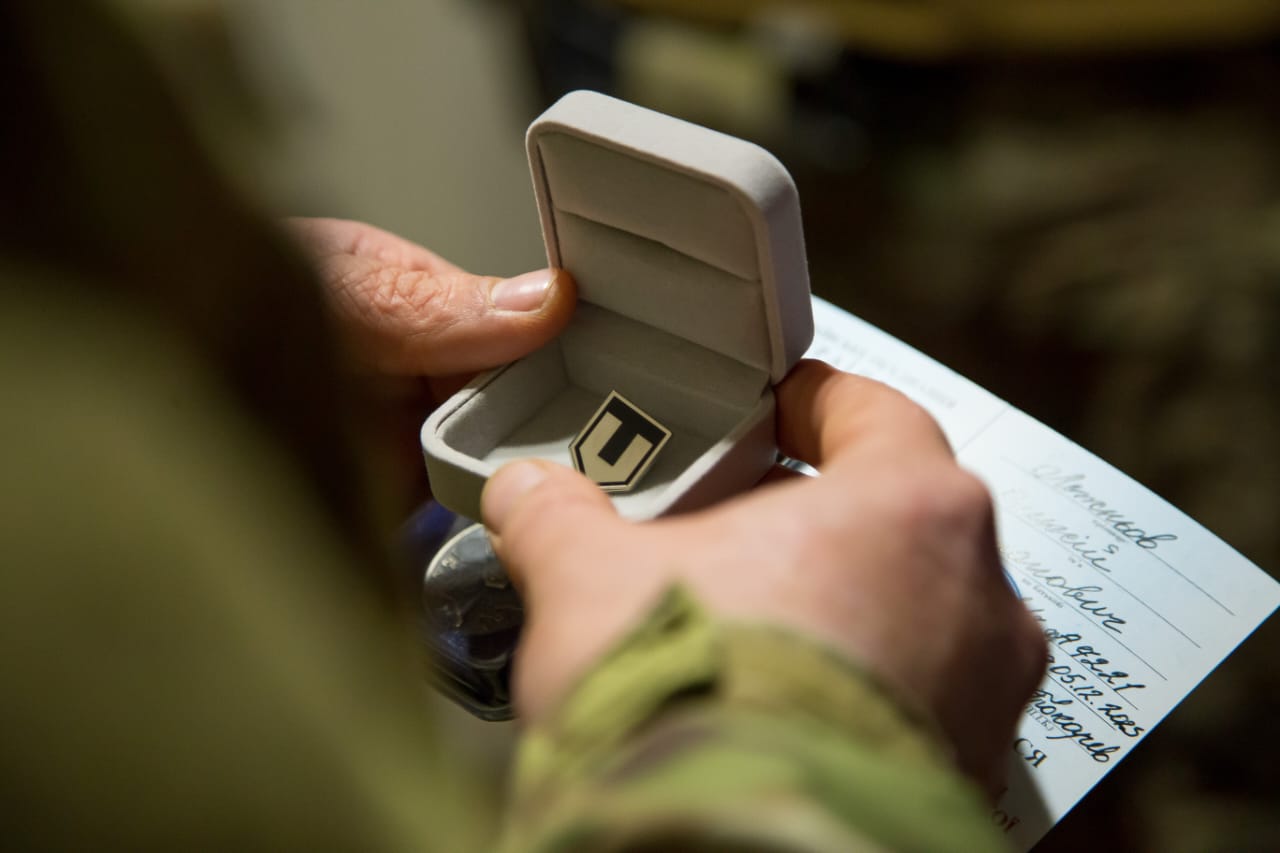About a hundred servicemen of the Dnipro separate territorial defense battalion received awards