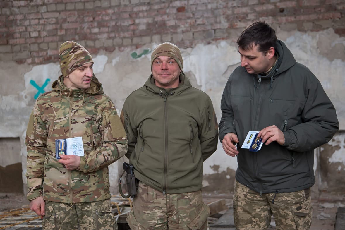 About a hundred servicemen of the Dnipro separate territorial defense battalion received awards